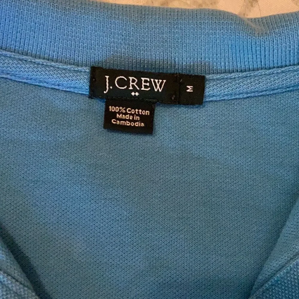 J Crew sky blue polo